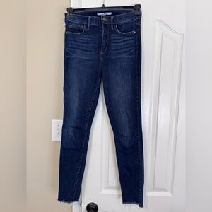The Stiletto High Rise Skinny Ankle Dark Blue Jean by Sam Edelman size 27